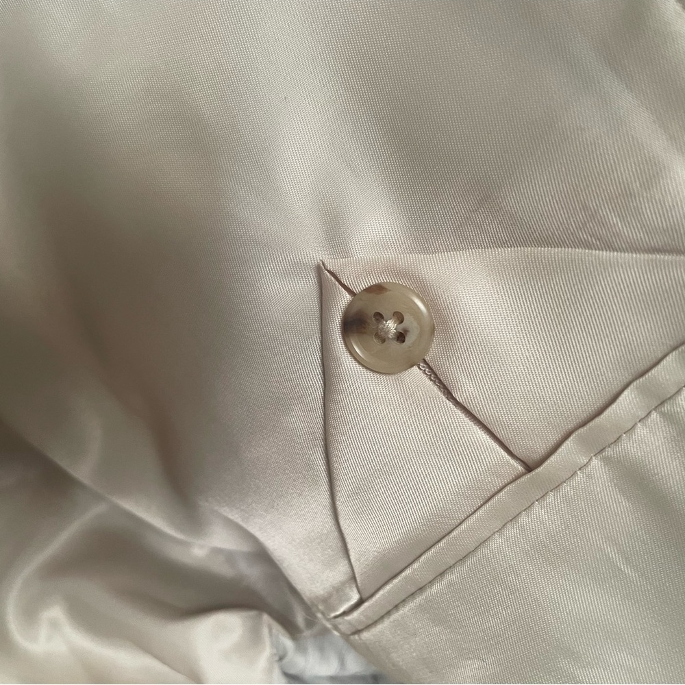 Chaps Lapel Blazer with Shoulder Pads - Picture 5 of 10